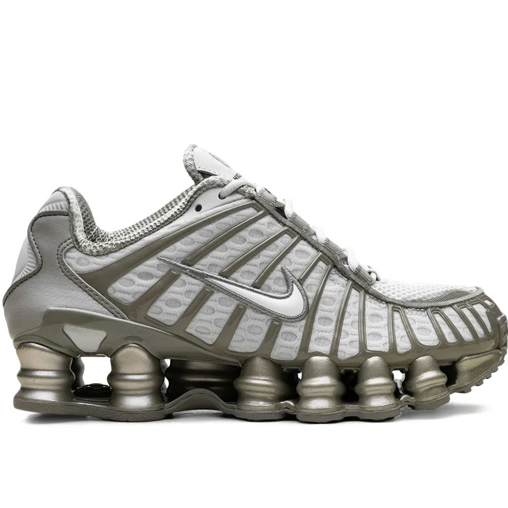 Nike Shox TL "Light Silver/White/Light Army"