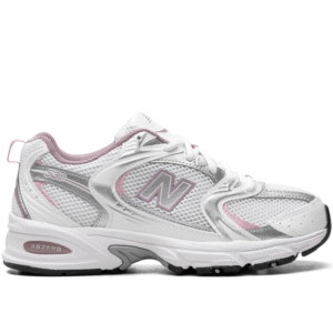 New Balance 530 "White/Silver Metallic/Ice Wine/Mid Century Pin"