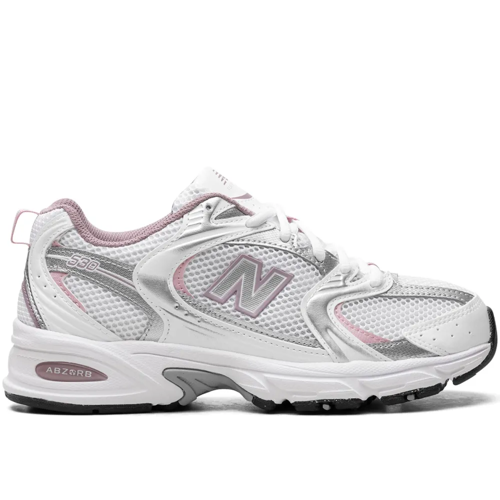 New Balance 530 "White/Silver Metallic/Ice Wine/Mid Century Pin"